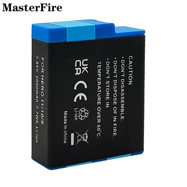 GoPro Go Pro Hero 11 Hero 10 Hero 9 블랙 배터리 액션 카메라 액세서리 용 10PCS 3.85V 2000mah 리튬 이 149,700원