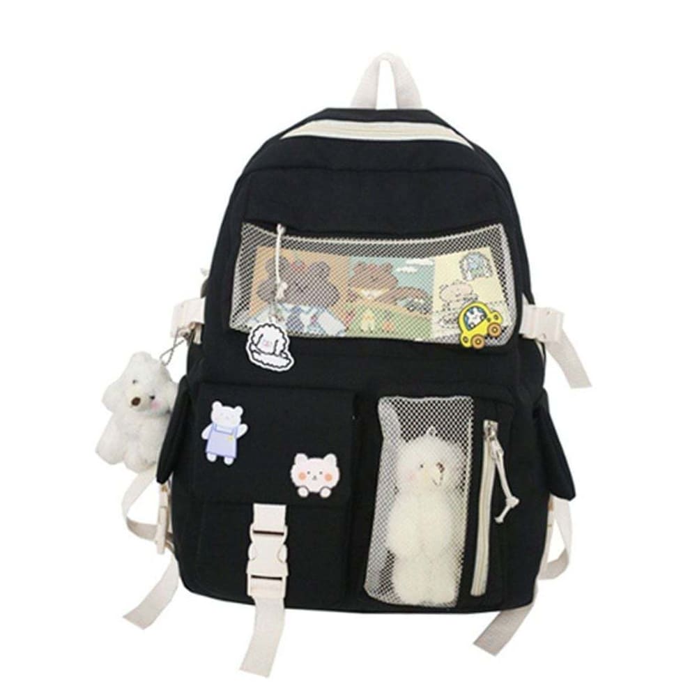 신학기 인기 백팩 중학생 여자 학교 책가방 블랙 가방 44,210원