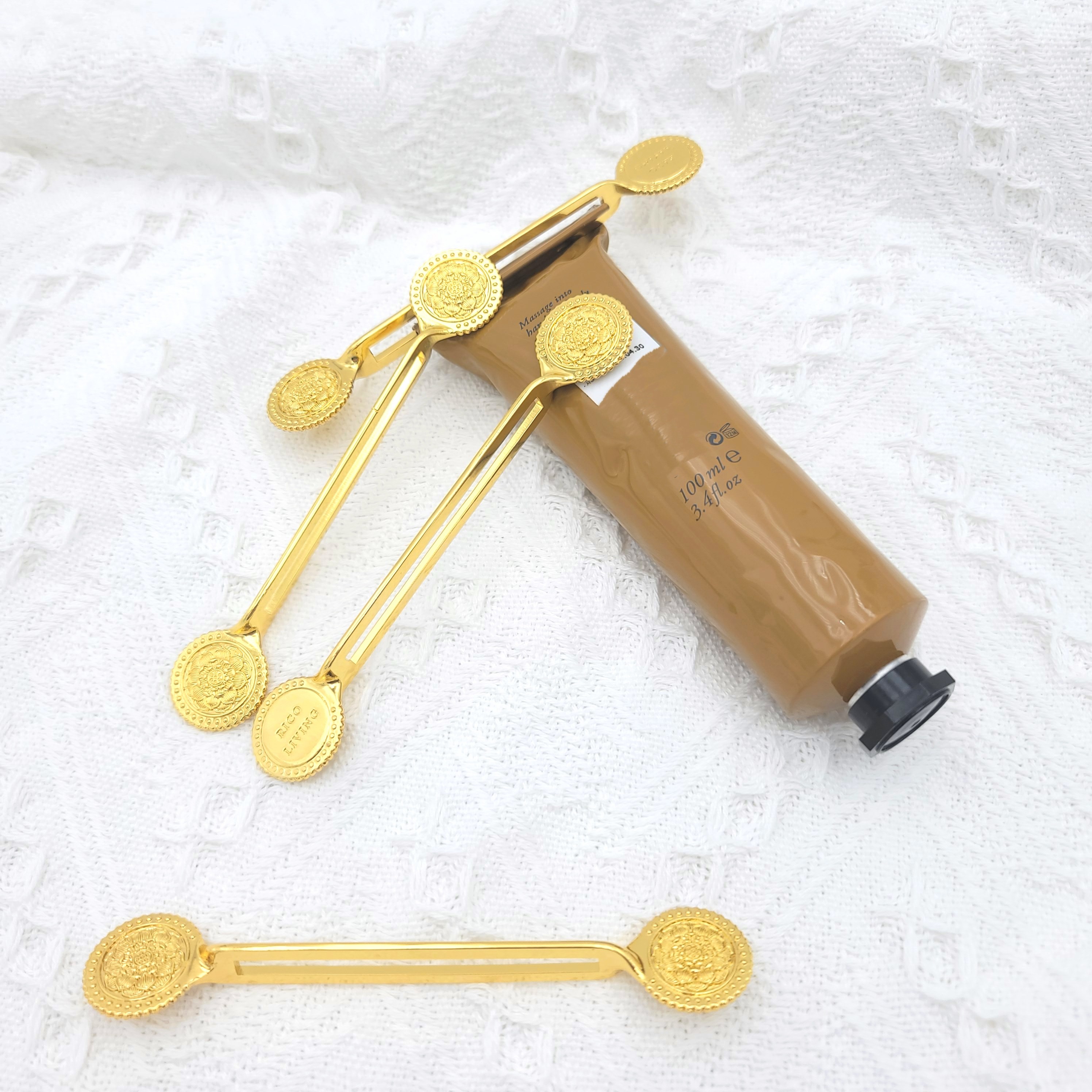 핸드크림 스퀴저 치약 짜개 디스펜서 합금 도금 리코리빙, 1개, 골드 8,600원