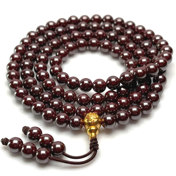 오지끄 O.JIK 불교 복 팔찌 원광 합장주 경면주사 108염주 소원성취, 1개, 원광주사 108염주 6mm 398,000원