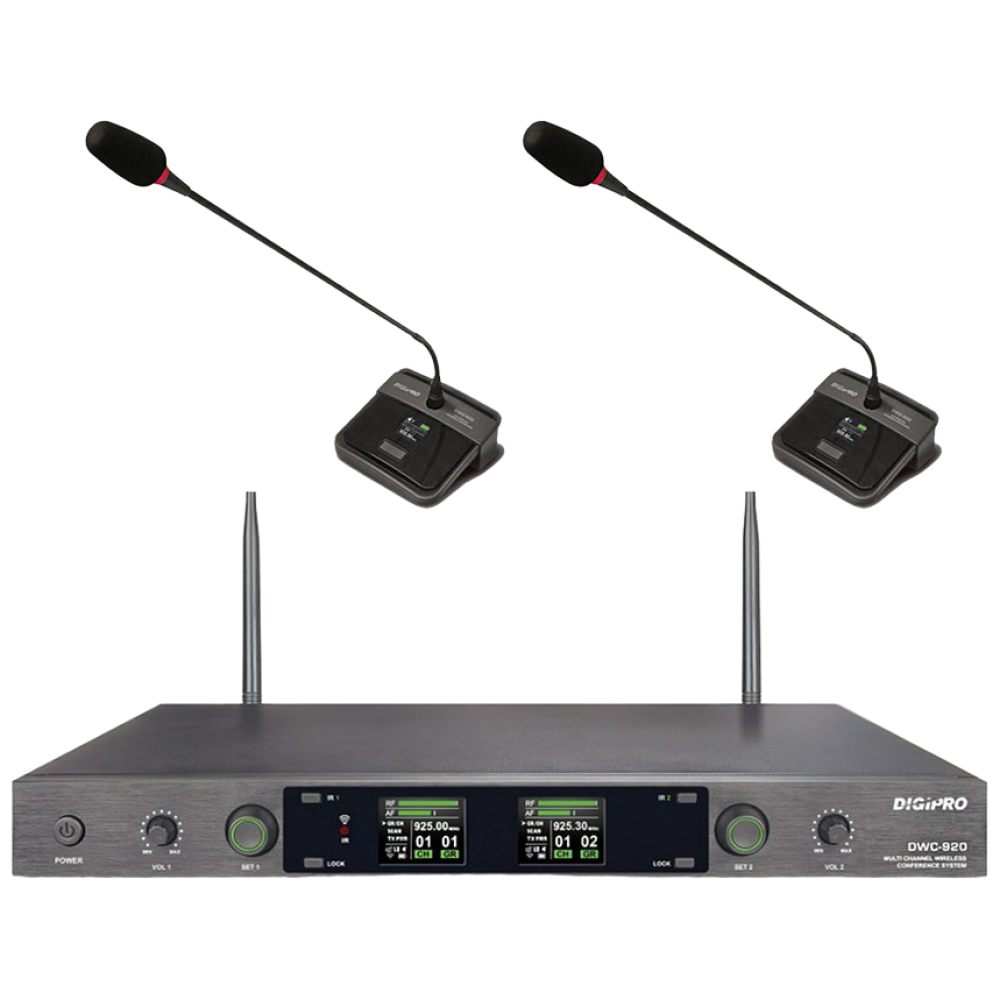 DIGIPRO 디지프로 DWC-920 2CH 무선 구즈넥 마이크 세트 930,000원