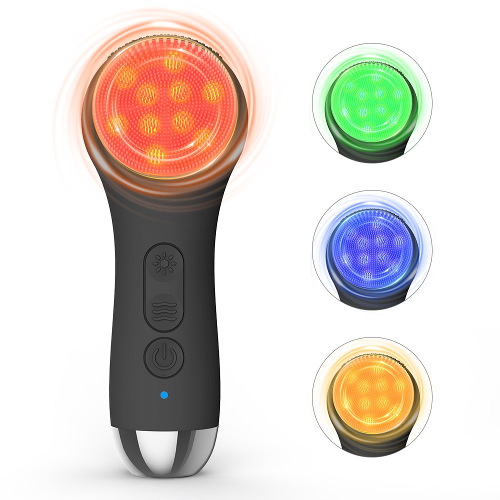 LOMESO 진동클렌저 실리콘 브러시 세안 전동 클렌저 온열 얼굴클렌징기계 9,900원