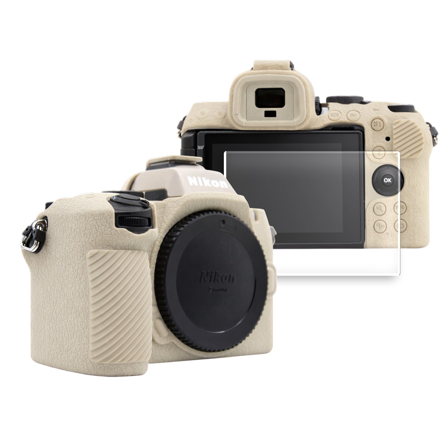 니콘 Z50II 풀커버 하우징 범퍼 케이스 + 액정 방탄유리 필름 16,900원