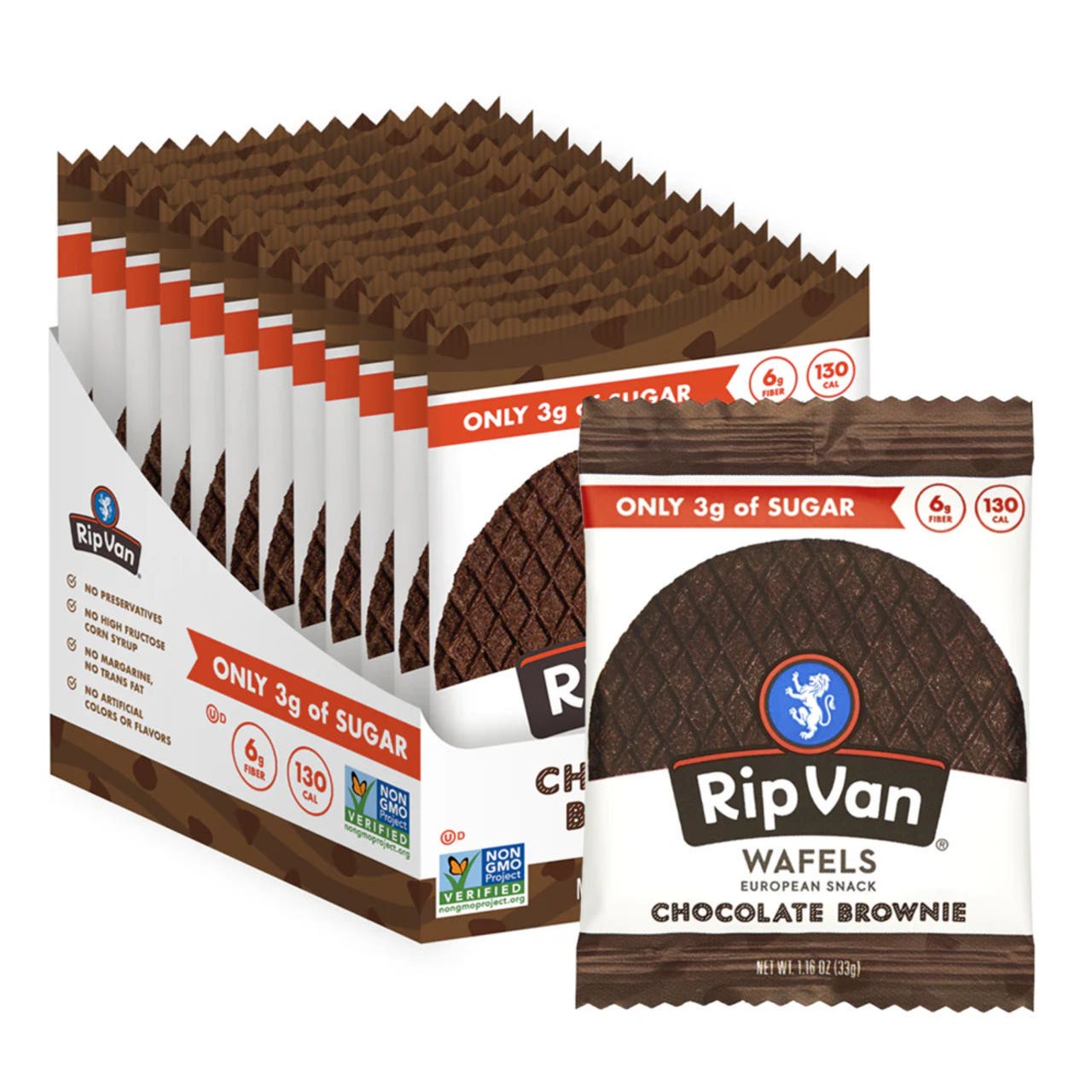 립밴 미국 스타벅스 저당 스트룹와플 와플스낵 - 초콜릿 브라우니 54,260원