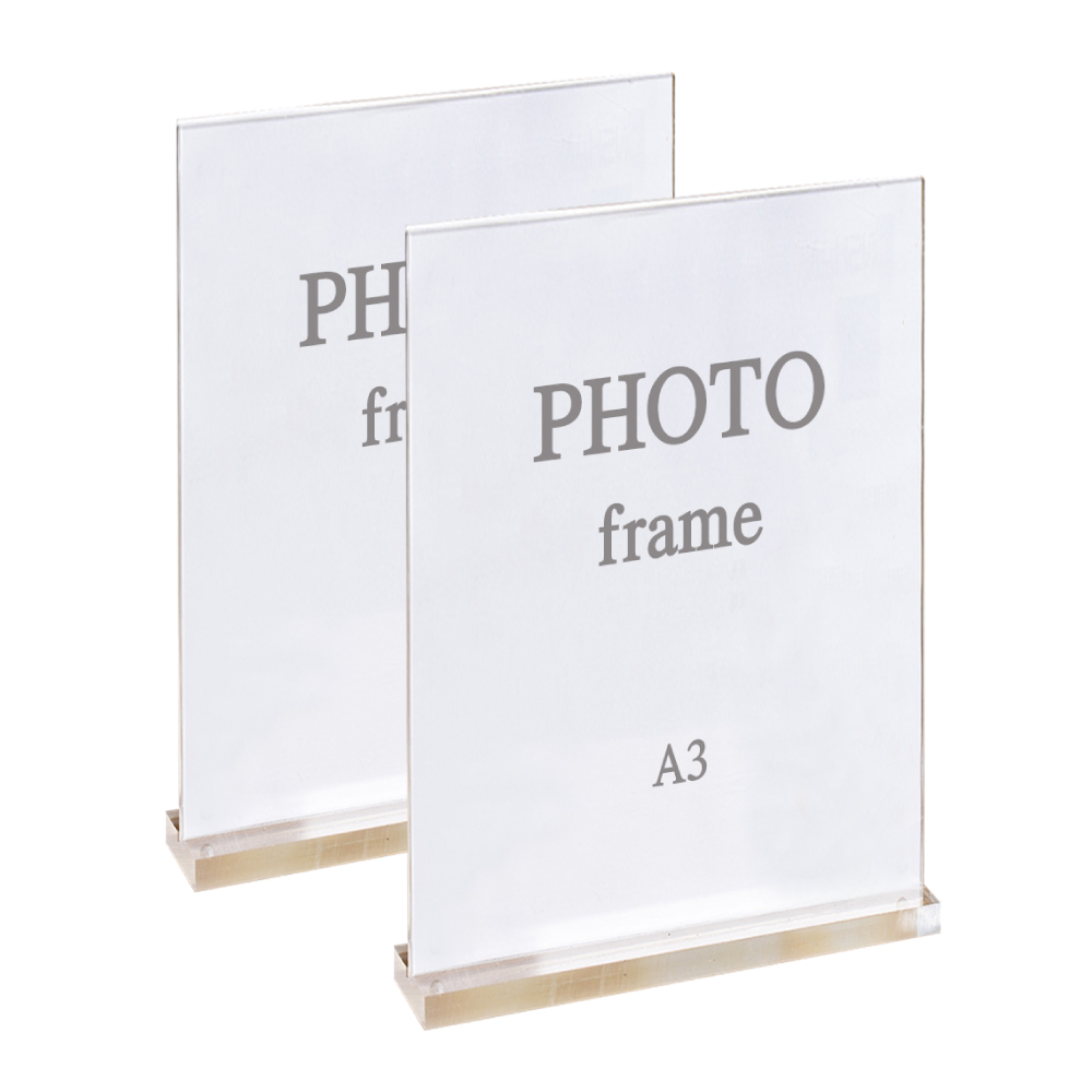 디모어 투명 아크릴 스탠드 POP광고 액자 메뉴판 안내판, 2개 31,900원