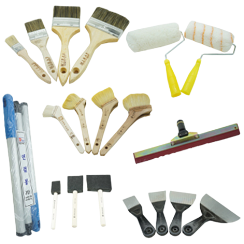 페인트부자재 붓 로라 마스킹테이프 헤라 등 3,000원