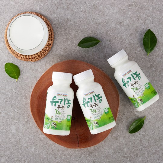 파스퇴르 유기농 우유 180ml, 180ml, 9개 18,000원