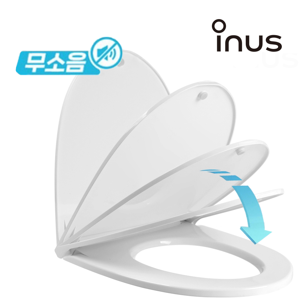 이누스 변기시트 커버 ISE705 댐퍼형 상부체결 무소음 최고급형 국내생산 양변기시트 19,470원