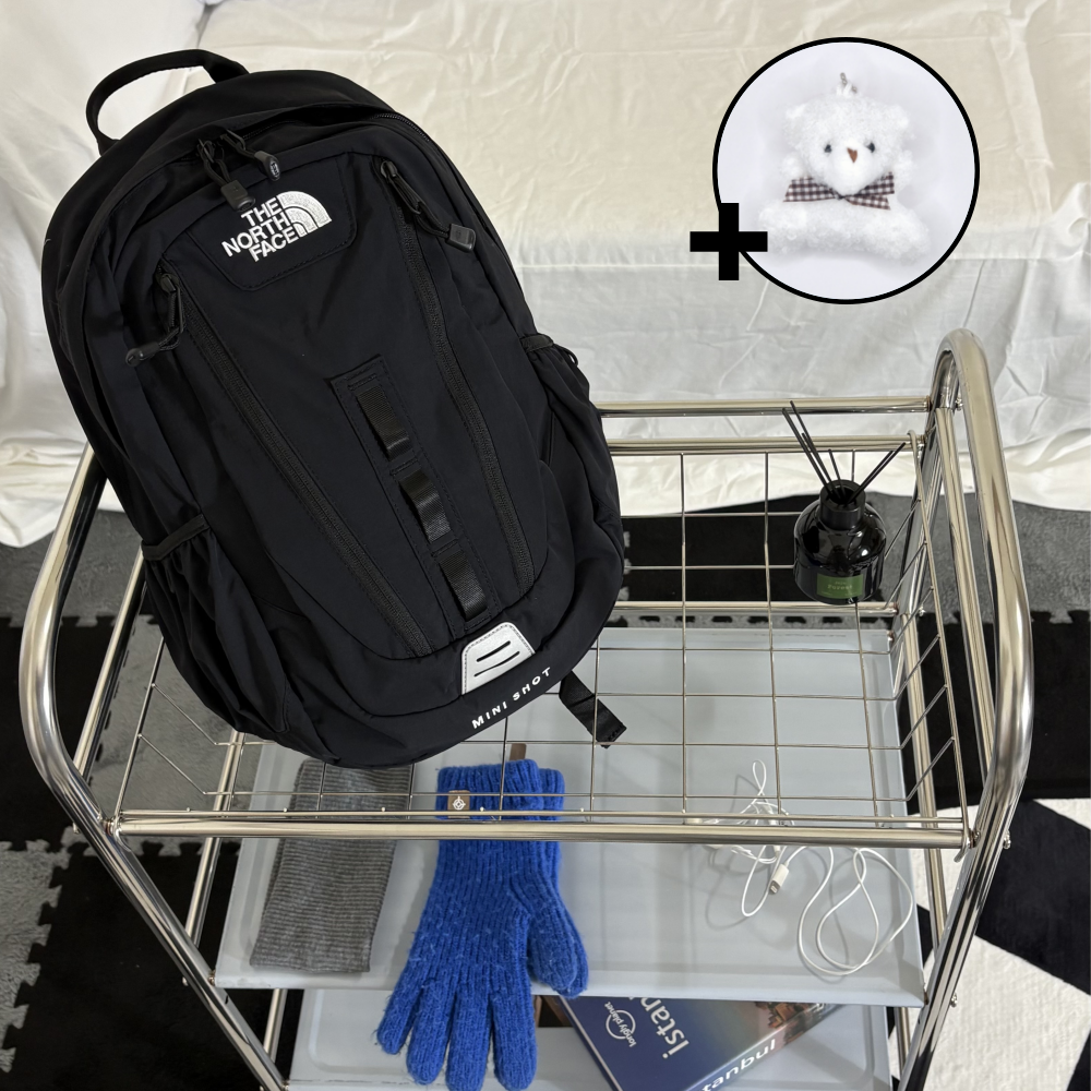 [백화점매장판] 노스페이스 백팩 화이트라벨 미니샷 남녀공용 학생 가방 18리터 +데일리머리끈증정 119,000원