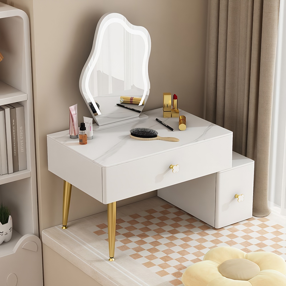 베이 윈도우 다다미 미니 좌식 LED 거울 화장대 259,200원