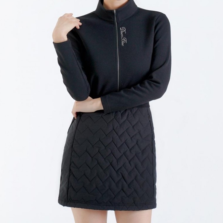 여성 여자 러블리 골프 원피스 퀄팅 포인트 긴팔 가을 겨울 데일리 스포츠웨어 골퍼 패션 빅사이즈 S M L 118,500원