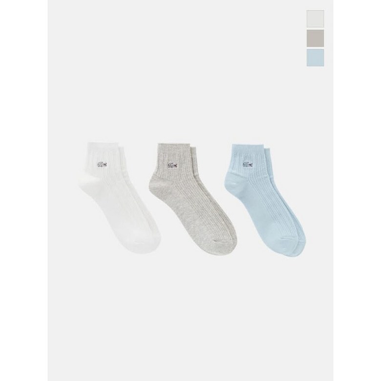라코스테 LACOSTE 브랜드포커스라코스테 공식 여성 스카시 앵클 삭스 RA196E-56G 3종 택1 508 18,400원