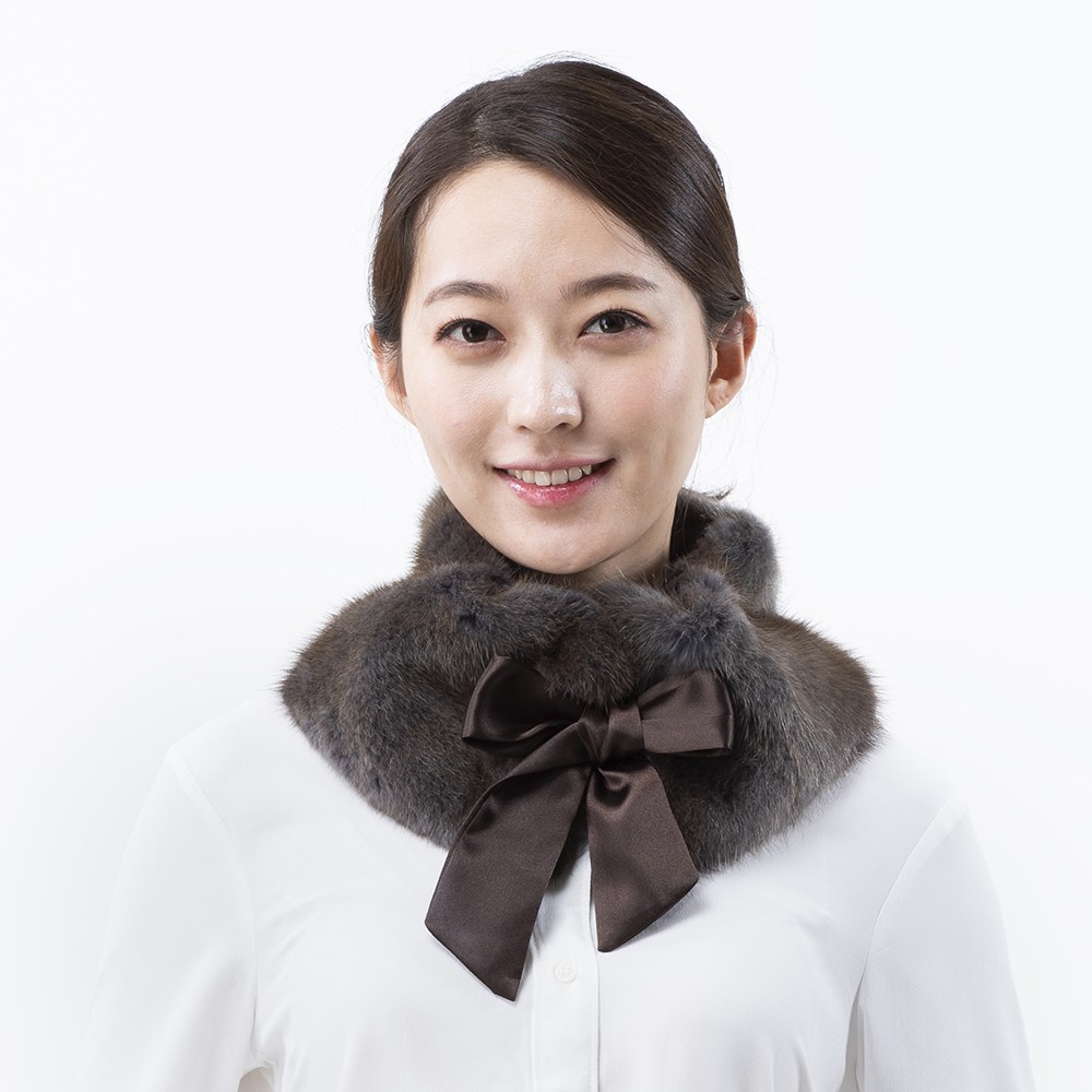 우리모피 리본 밍크 폭스 머플러 목도리 59,400원