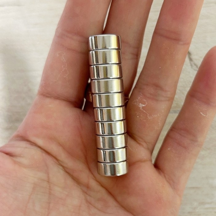 D12*5T 네오디움 원형자석 ND 지름 12mm x 두께 5mm [유리], 10개 14,100원