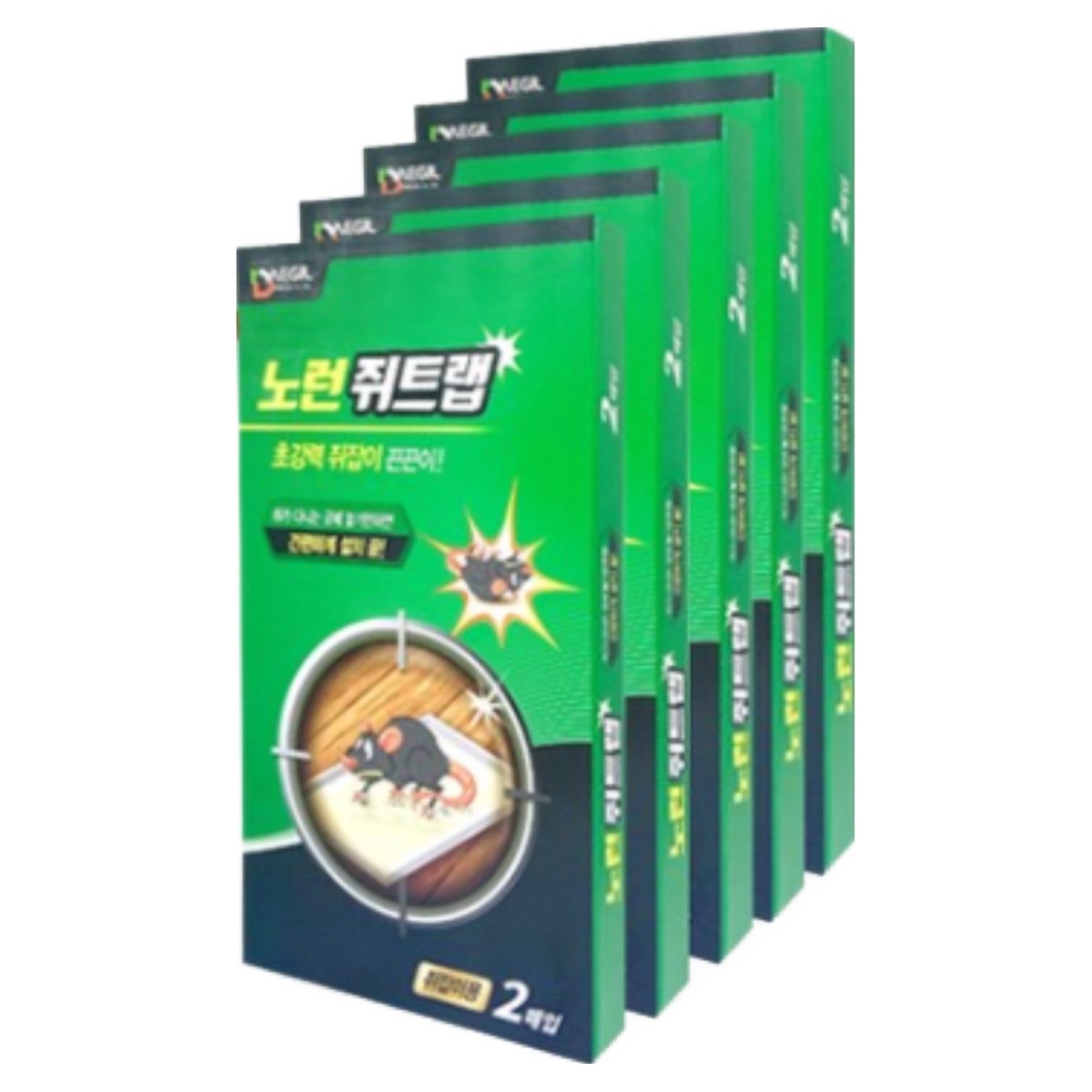 노런 쥐트랩 (2트랩) [4세트] 플라스틱 쥐끈끈이 쥐덫, 4개, 2개입 6,680원