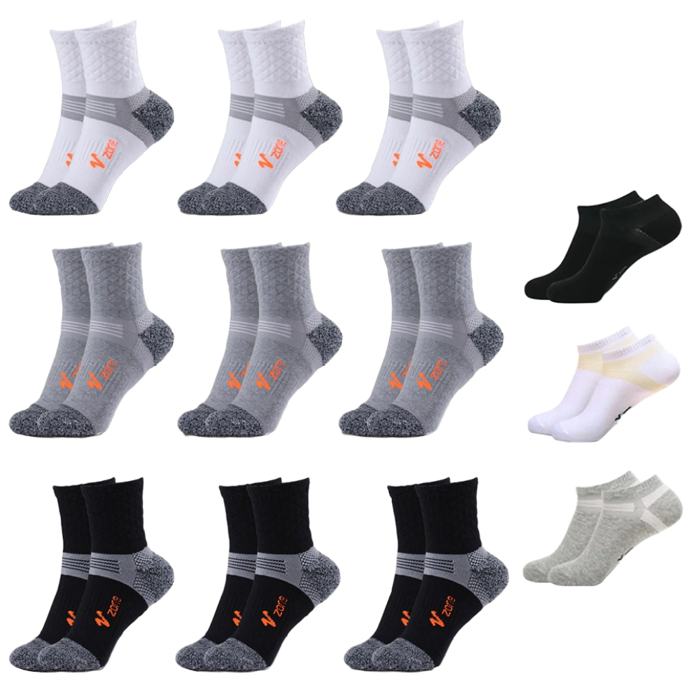 [홈쇼핑 히트 상품!] 브이존 기능성 양말 12세트 블랙야크양말제조사 등산양말, 12세트, 화이트 그레이 블랙 혼합 29,900원