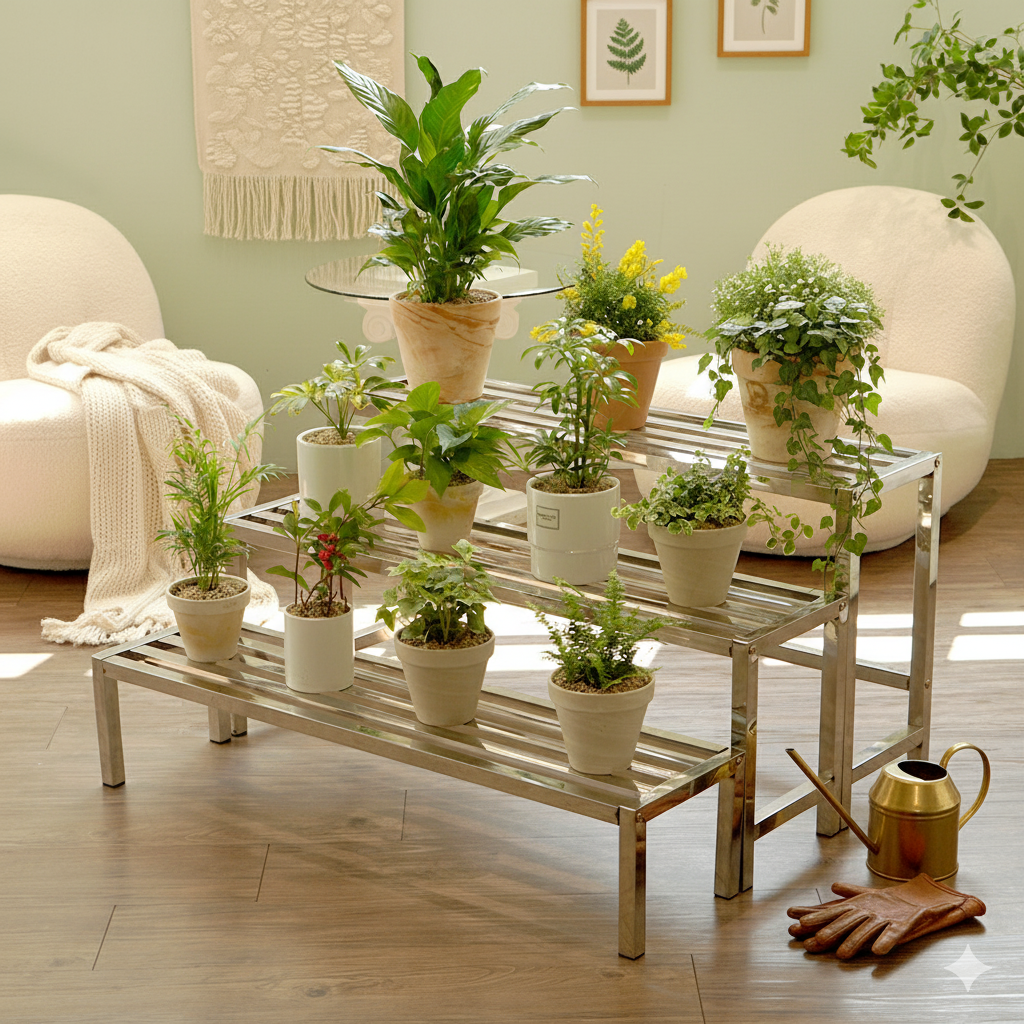 친절한마이쮸 철제 화분선반 스탠드 베란다 거치대 선반 받침대 화분정리대 다이 3size, 1단, 20CM 26,900원