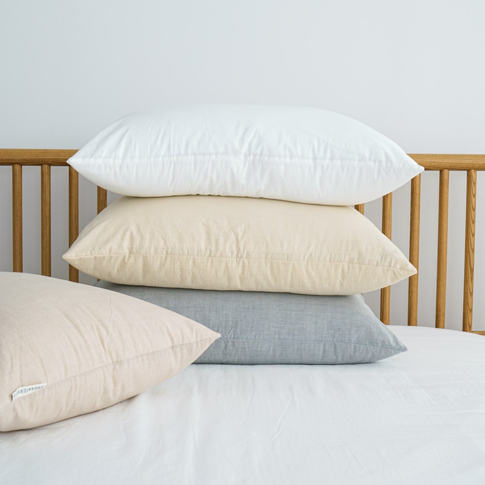 100수 고밀도 민자 순면 베개커버 4색상 16,000원