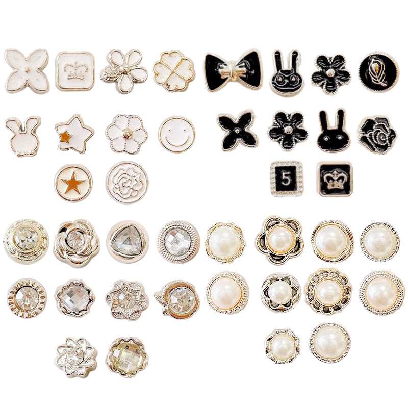 이쿠이칸 옷장식 오픈방지 패션 포인트 매너 브로치 40개 세트 XZ2309 8,670원