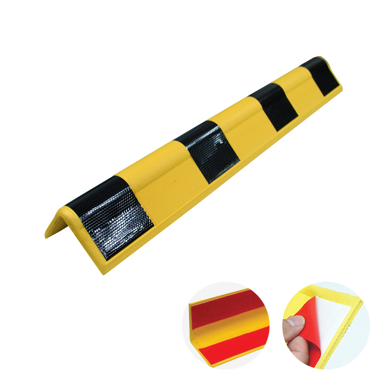 DH 라운드형 둥근 접착식 코너보호대 800mm 발포EVA 1개 모서리보호대 주차장충격 차량파손 방지, 1개, 황색+검정 6,000원