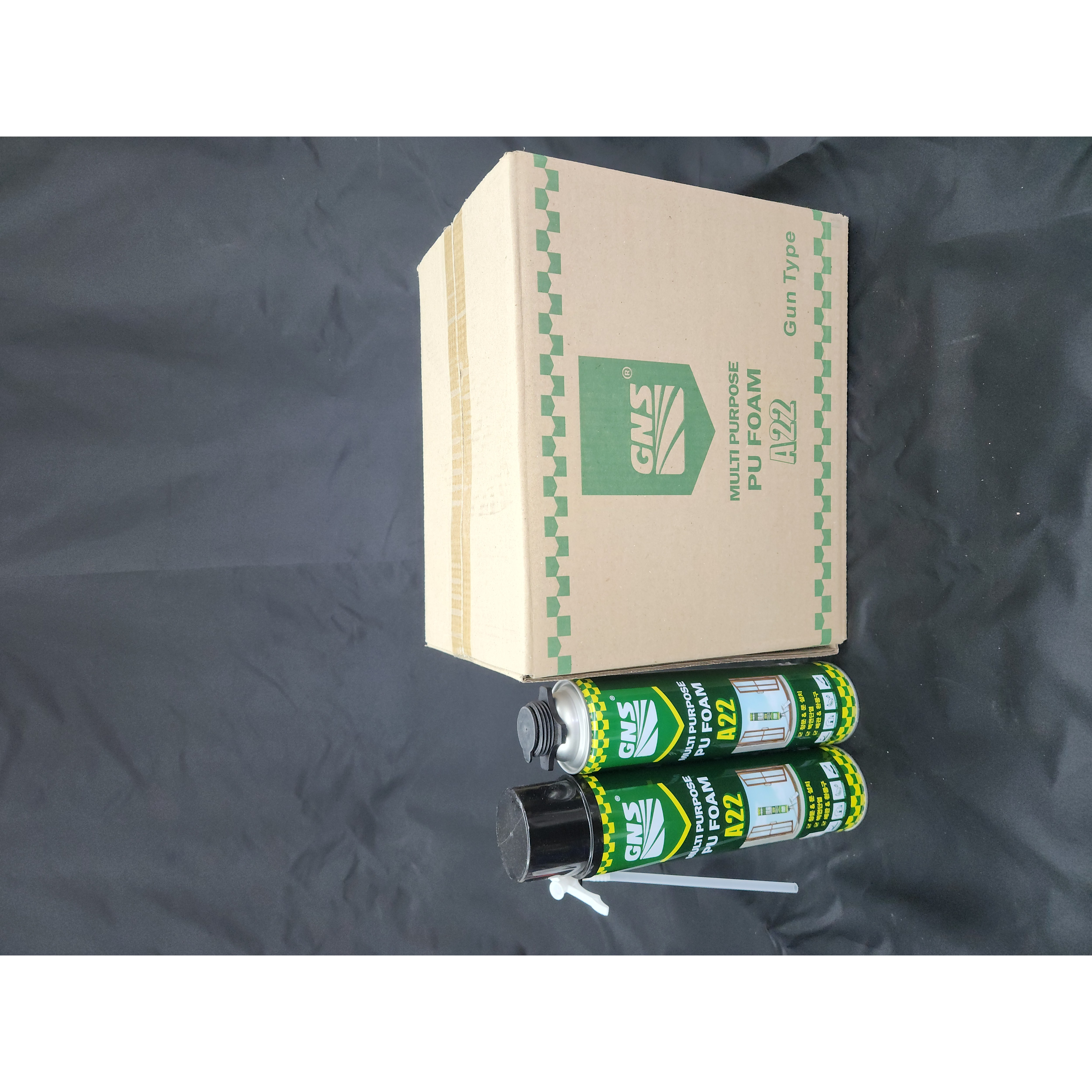 GNS A22 우레탄폼 단열재 충진용 창틀 보수용 건용, 1박스 46,000원
