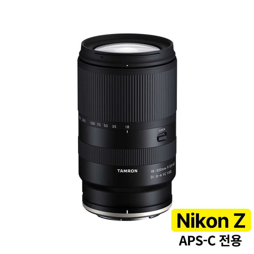 [지금사면 무상보증 3년] 탐론 18-300mm F/3.5-6.3 Di III-A VC VXD B061 니콘 Z마운트(APS-C/크롭) 렌즈, 단일상품 910,000원
