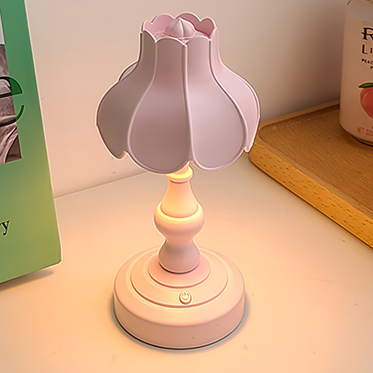 젊은이마켓 튤립 테이블램프 무드등, 핑크 8,460원