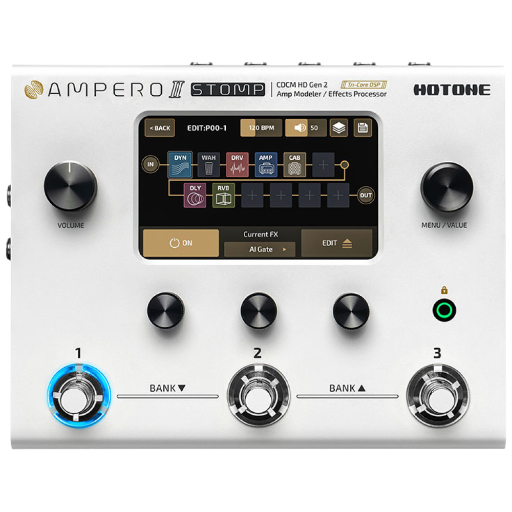 HOTONE 핫톤 Ampero II Stomp MP-300 암페로2 스톰프 기타 베이스 이펙터 멀티이펙터 멀티이펙트 프로세서, 1개 645,000원