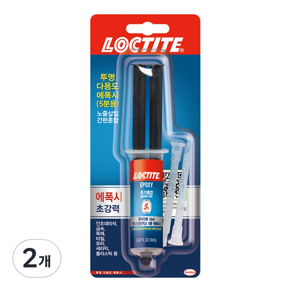 록타이트 인스턴트 믹스 에폭시 14ml 6,890원