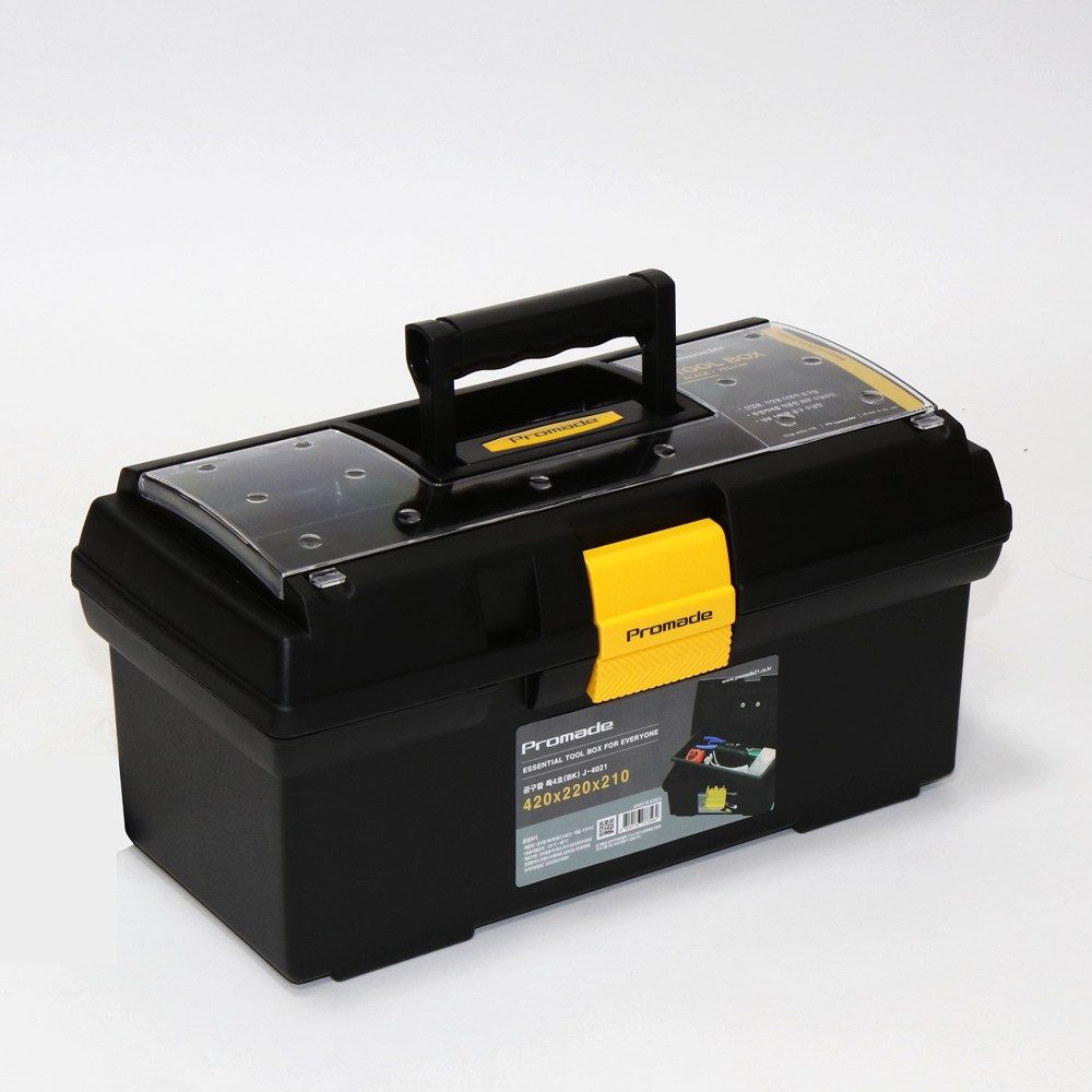 프로메이드 국산 공구함 특4호 블랙 J-4021, 1개 19,900원
