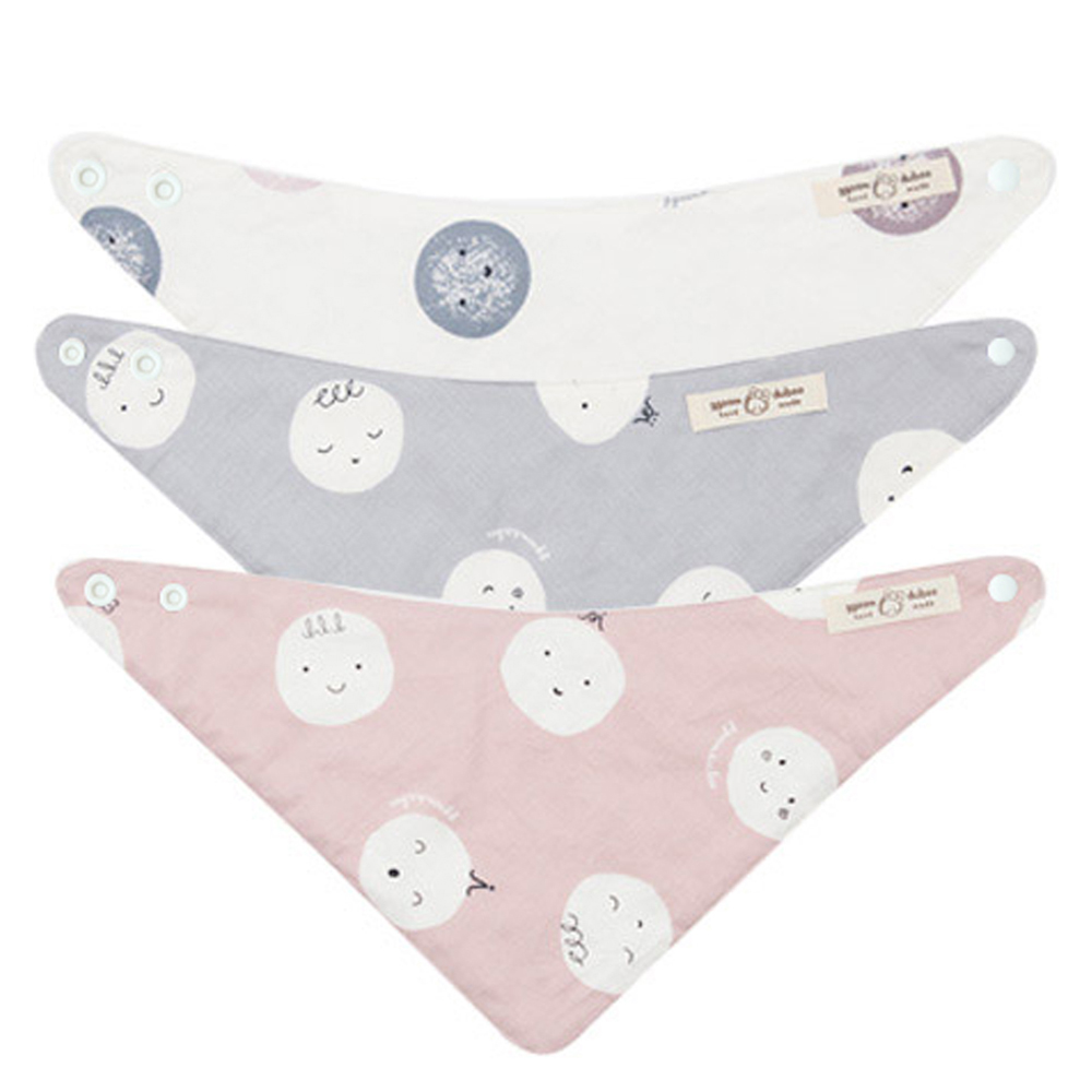 꿈두부 몰랑몰랑 사계절용 스카프빕 3종세트 11,690원