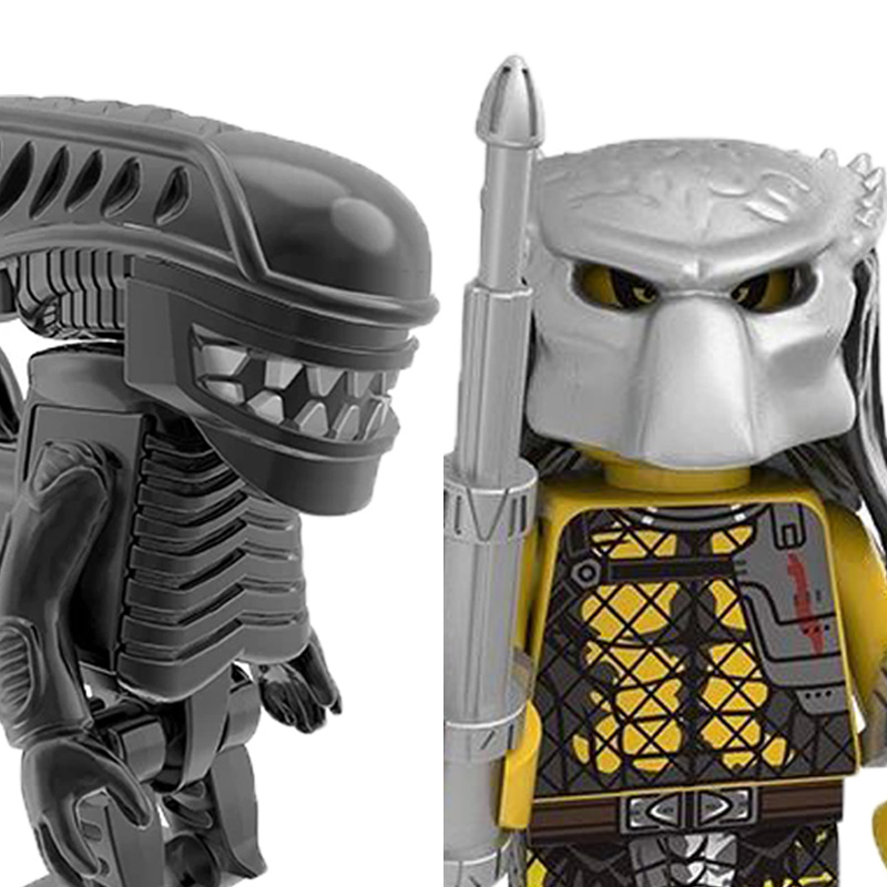 에일리언 vs 프레데터 2종 컬렉션 캐릭터 호환블록 브릭미니피규어 수집/장식/전시용 블록피겨 키덜트아이템, 1개 9,900원