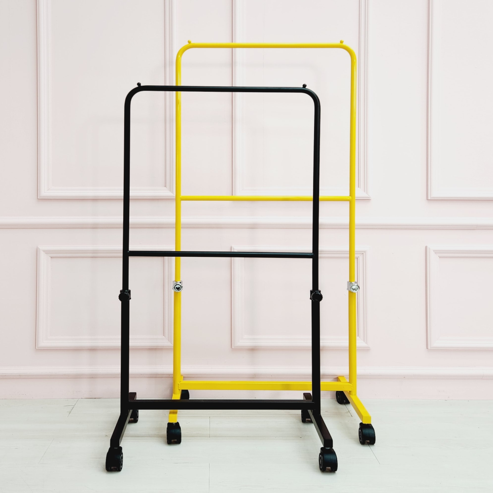 디자인단단 클래식 철제 미니 이동식 2단행거 73,000원