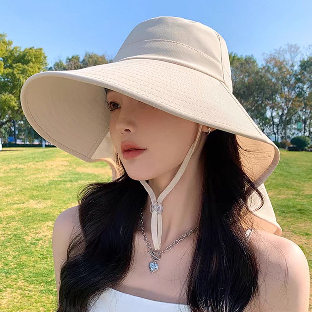글램디아 360도 햇빛차단 챙넓은 모자 와이드 버킷햇 썬캡 자외선차단 UV차단 여름모자 10,900원