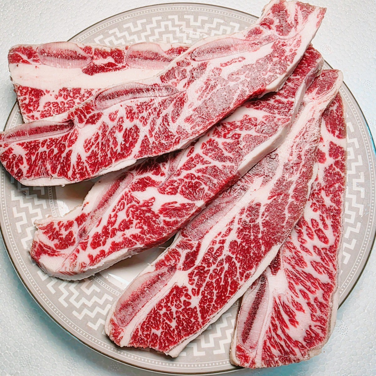 [행복미트] 미국산 초이스등급 LA갈비 1cm 절단 소고기 꽃갈비 찜용 구이용 1kg [당일발송], 1개, 1kg 34,900원