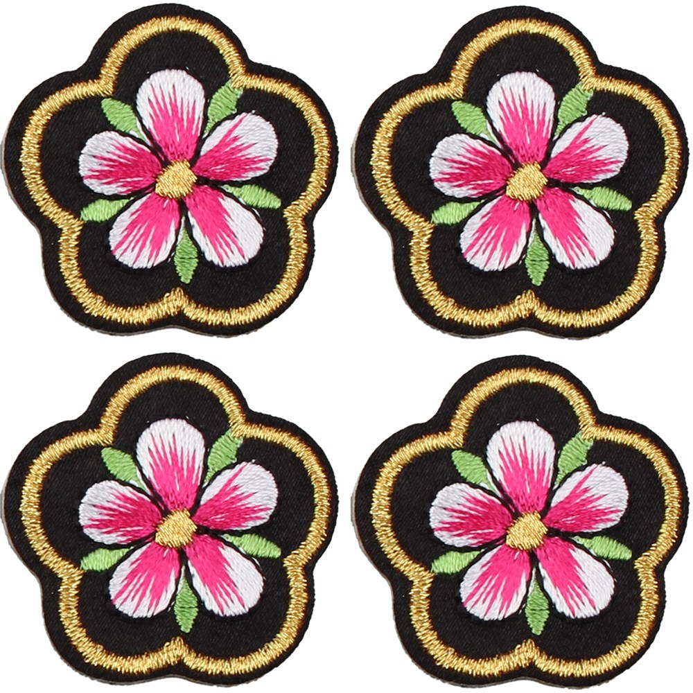 무궁화 와펜 자수 패치 꽃 전통한복장식 열접착 5,500원