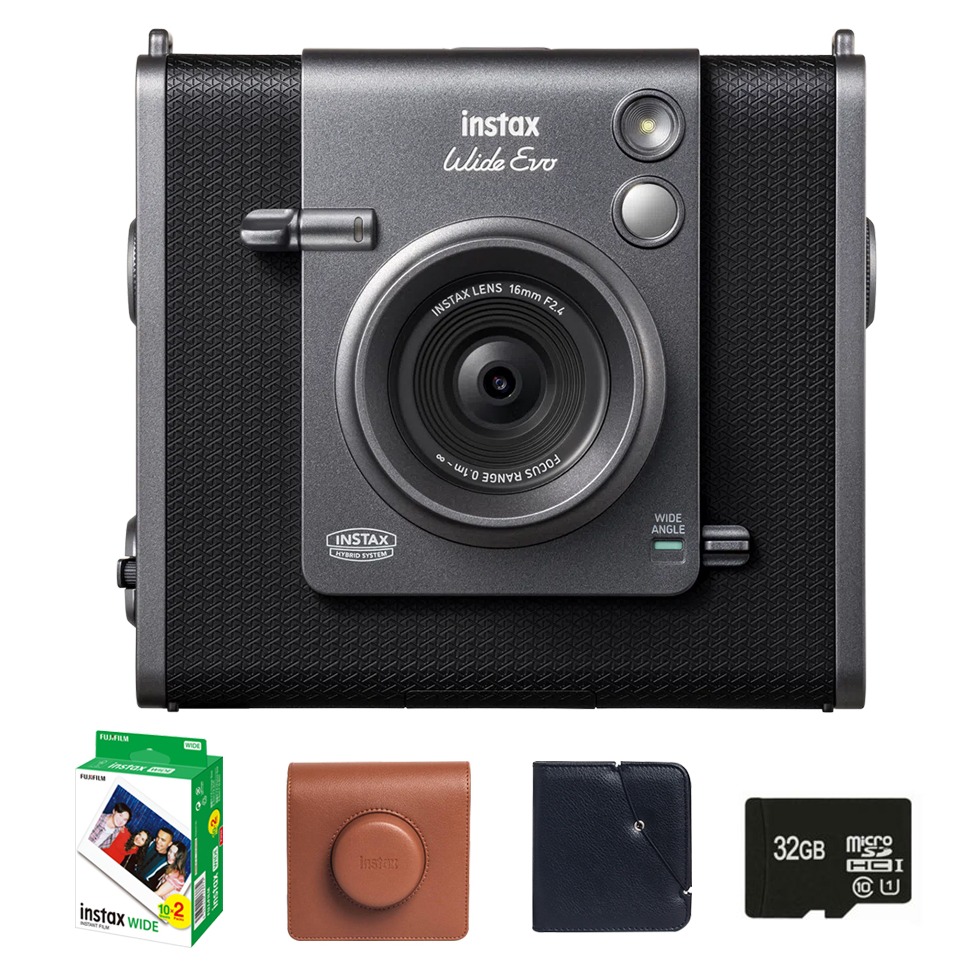 인스탁스 와이드에보 즉석카메라 + 필름 2p + 케이스 브라운 + 와이드 앨범 랜덤발송 + 마이크로 SD카드 32GB 세트 FI028 555,000원