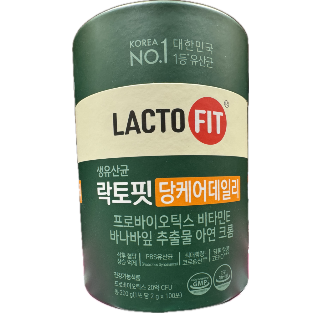 종근당건강 락토핏 당케어 데일리 2g 100포 대용량, 2g, 100개 26,840원