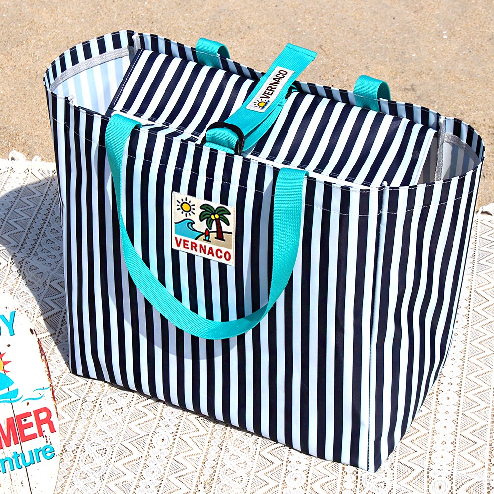 베르나코 국산 물빠짐 대형 지퍼 방수 비치백 빅사이즈 물놀이가방 29,800원