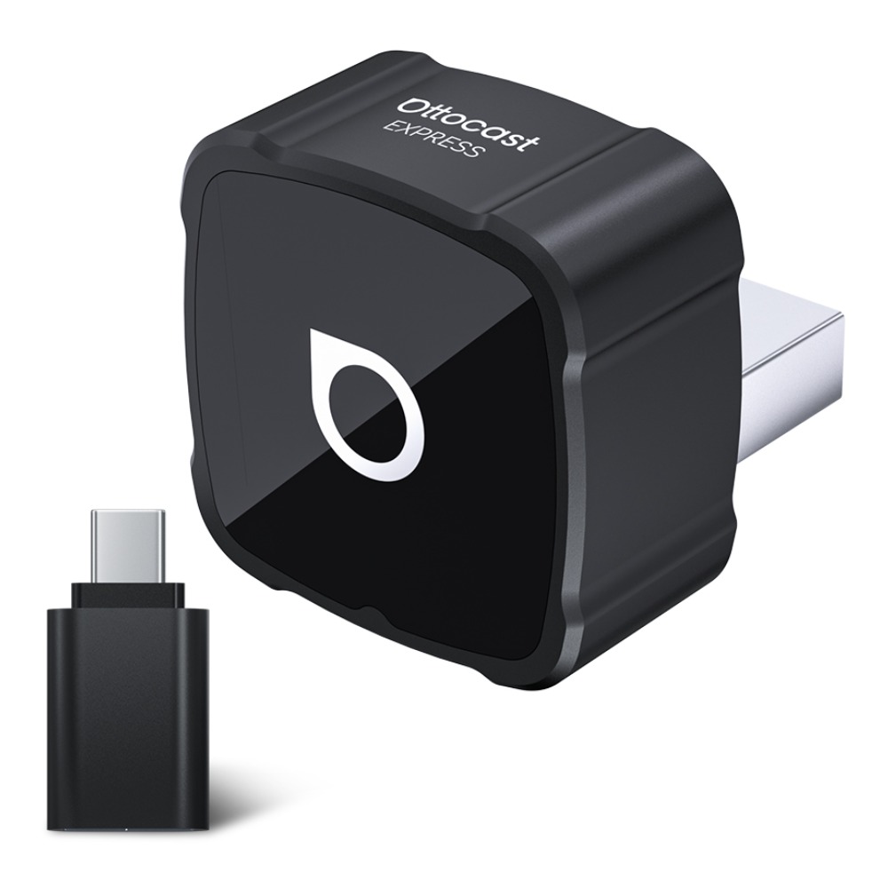 Ottocast Express 무선 안드로이드 오토 앤 애플 카플레이 미러링 동글 어댑터, 블랙, Mini Air 44,900원
