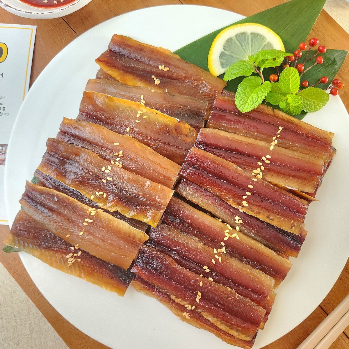 <꿀맘스푸드> 포항 구룡포 꽁치 청어 과메기 해초 야채세트, 2개, 청어5미+꽁치5미 해초야채세트 77,800원