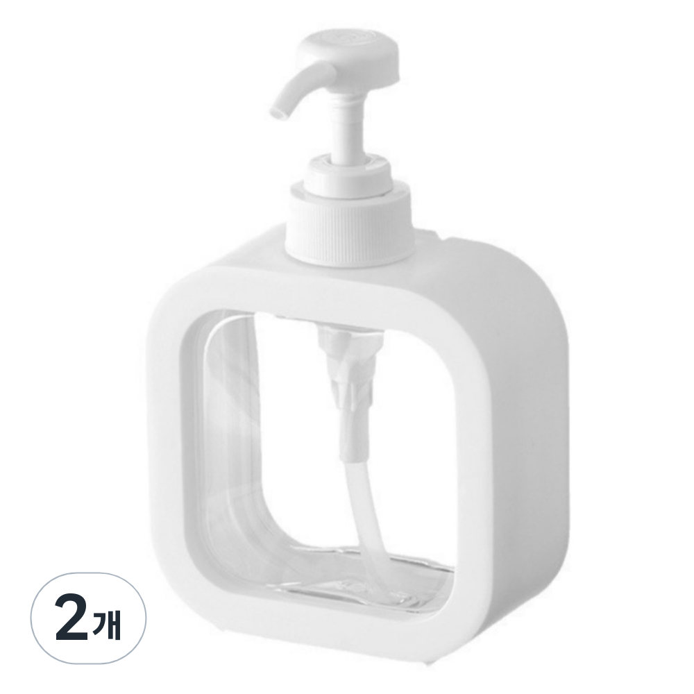 제이밀 사각 투명 디스펜서 500ml 3,980원