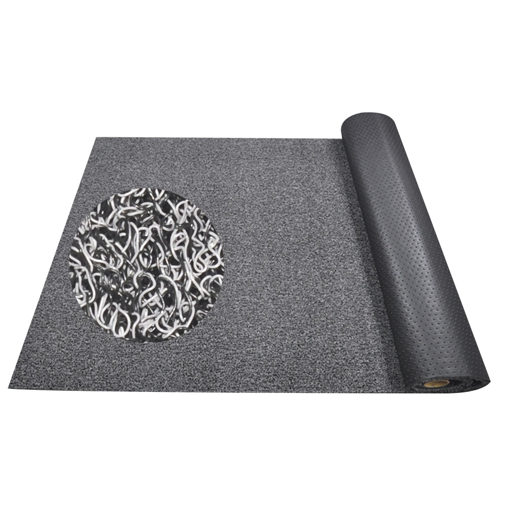 미끄럼방지 롤매트 현관발판 수지씨앤엘 고급 투톤 코일롤매트 120x100cm당 두께20mm, 블랙그레이, 1개 25,000원