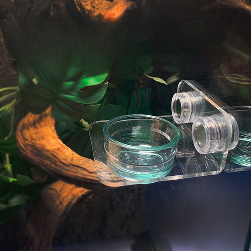 레몽크리프 파충류 크레스티드게코 흡착식 부착식 먹이 물그릇 강력자석 1구 흡착, 단일색상, 1개 13,000원