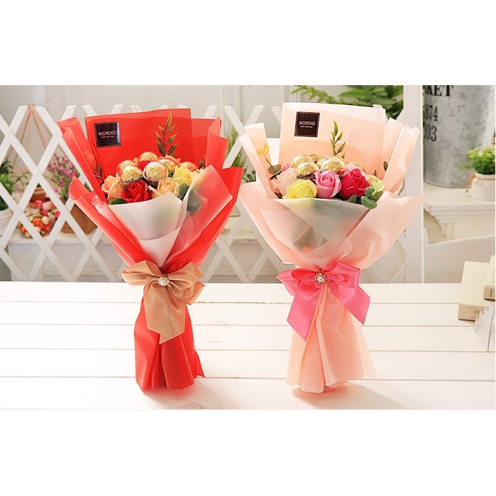 벨르 페레로로쉐 꽃다발 초콜릿 사탕 부케 핑크 레드 초콜릿 사탕 부케 커플 입학 졸업 기념일 꽃 초콜릿 선물 31,200원