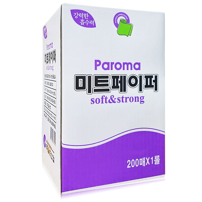 파로마 미트페이퍼 200매 (흰색) 해동지 롤키친타올 15,890원