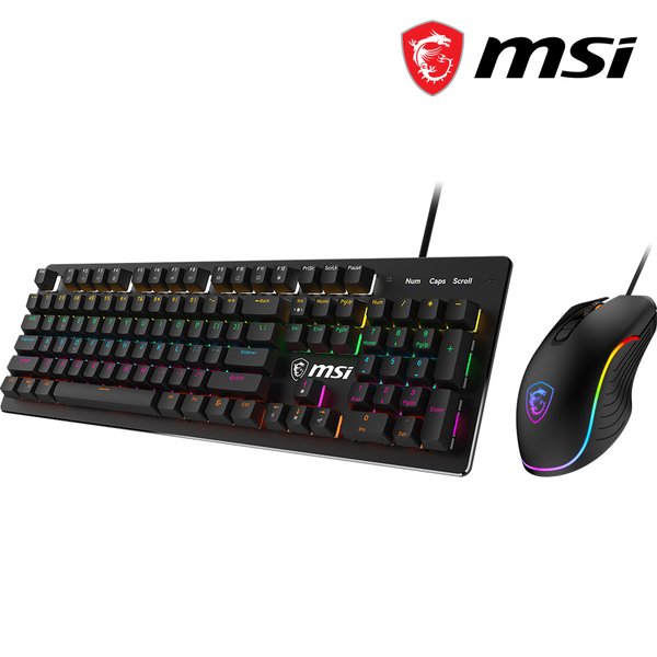 MSI FORGE GK300 유선 키보드 마우스 세트 기계식 청축 콤보 합본 컴퓨터 게임용 사무용 425866 72,500원