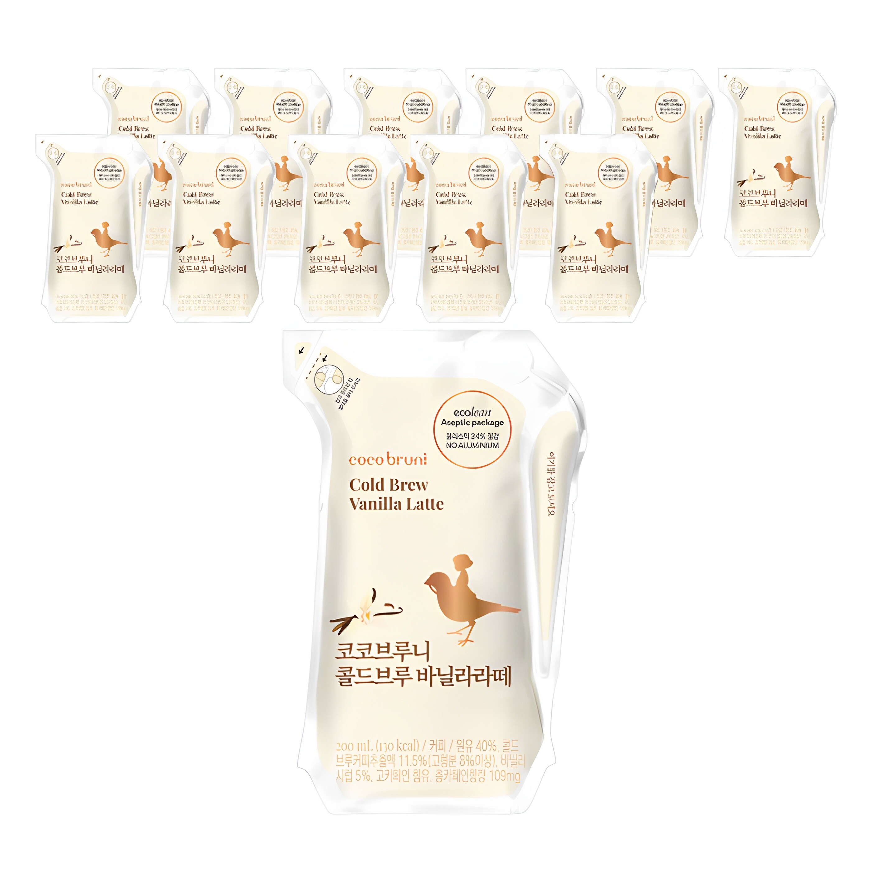 코코브루니 콜드브루 바닐라라떼, 200ml, 12개 16,500원