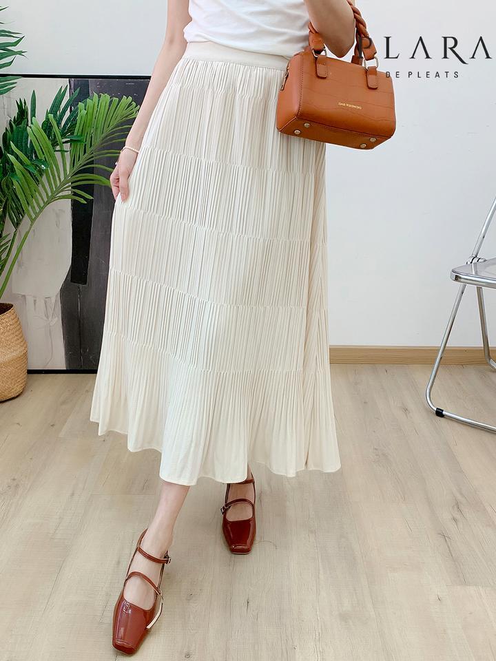 플라라 88까지 플리츠벨루아블럭스커트 57,020원