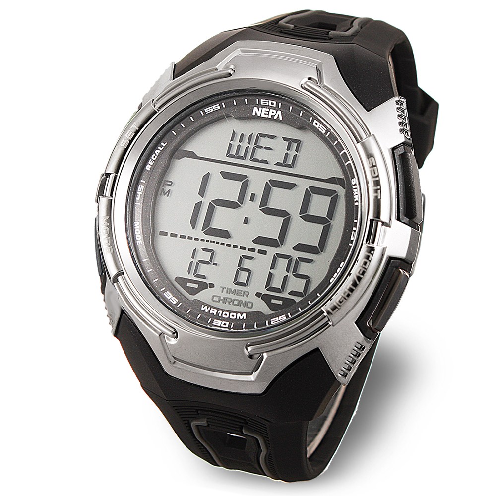 네파 스포츠 런닝 마라톤 방수 전자 시계 39,000원